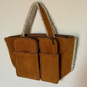 Corduroy mini bag